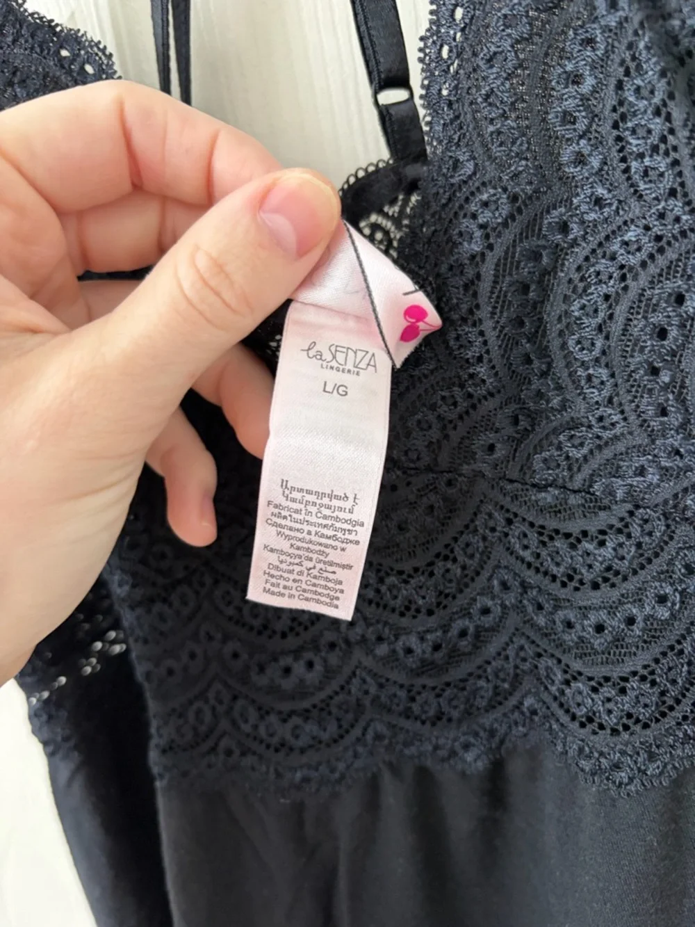 π€ LA SENZA - Black Large Slip - Lingerie - Picture 3 of 7